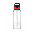 1000ml Borosilikatglas Flip Top Sport Wasserflasche mit Hülle Wiederverwendbare Glassaftflaschen